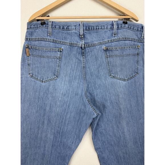 Cinch Jeans Men's Size 42 x 34 Denim 5 Pocket Western Work Jeans Distressed - Picture 12 of 16